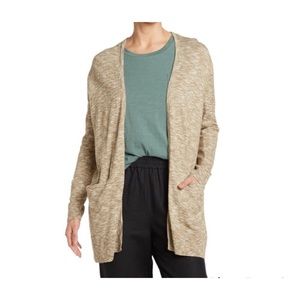 Madewell Summer Ryder Cardigan Long Sleeve Sweater in Marled Olive, Size: Medium